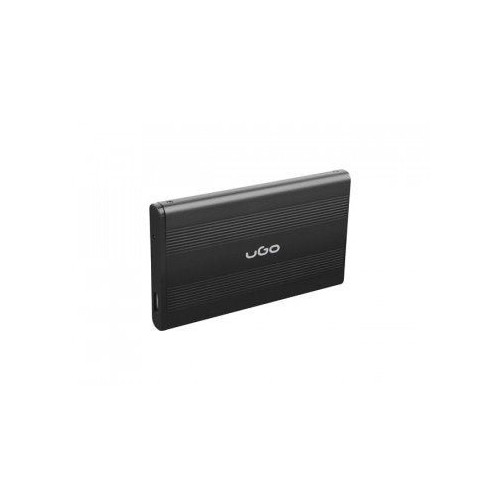 Ugo caja externa hdd/ssd 2.5'' sata usb2, aluminio, negro