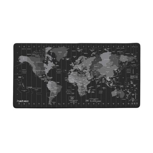 Natec office alfombrilla  - time zone map 800 x 400