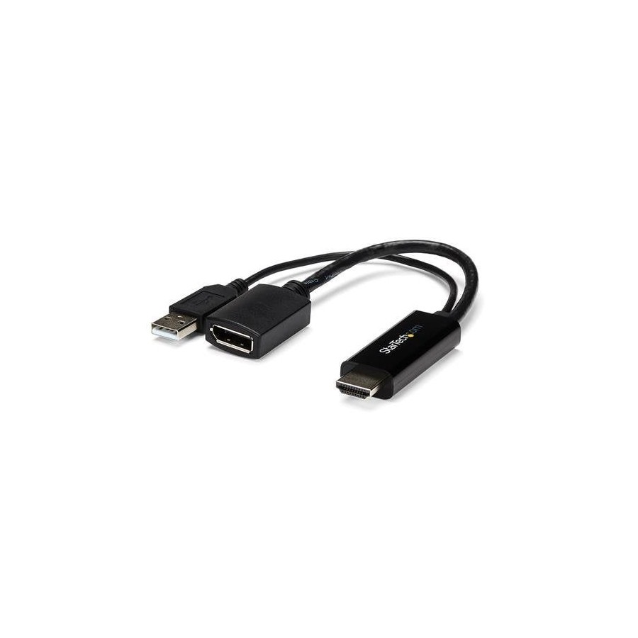 Startech conversor hdmi a displayport m/h 4k  hd2dp