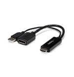 Startech conversor hdmi a displayport m/h 4k  hd2dp