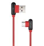 Natec nka-1201 extreme media cable usb typ-c a usb (m), 1 m, en ángulo, rojo