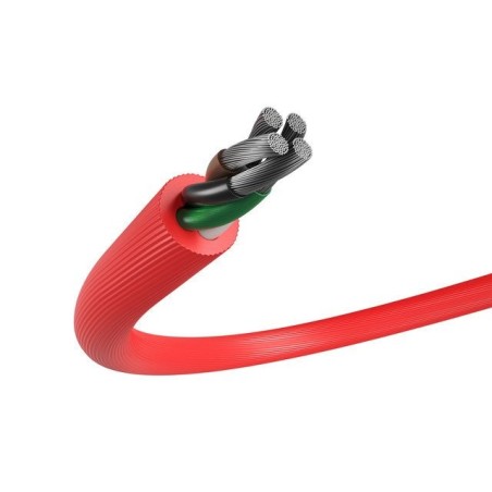 Natec nka-1201 extreme media cable usb typ-c a usb (m), 1 m, en ángulo, rojo