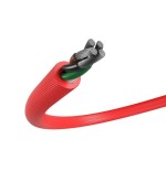 Natec nka-1201 extreme media cable usb typ-c a usb (m), 1 m, en ángulo, rojo