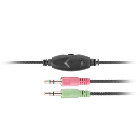Auriculares natec canary con microfono negros