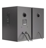 Natec altavoces 2.0 genesis helium 200 10 w negro, rojo alámbrico
