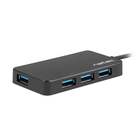 Natec hub usb 3.0 moth 4-ports, black