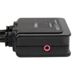 Startech conmutador switch kvm 2 puertos hdmi usb audio cables integrados  sv211hdua