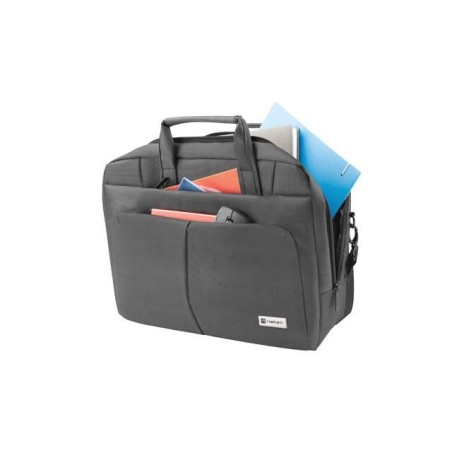 Natec gazelle maletín para portátil 15.6 "-16" grafito nto-0812