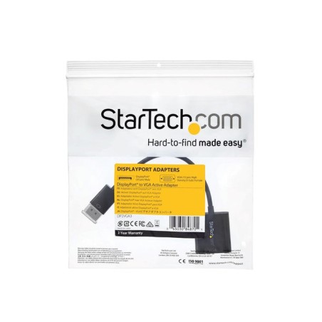 Startech conversor displayport a vga m/h  hd15 - 1920x1200   dp2vga3