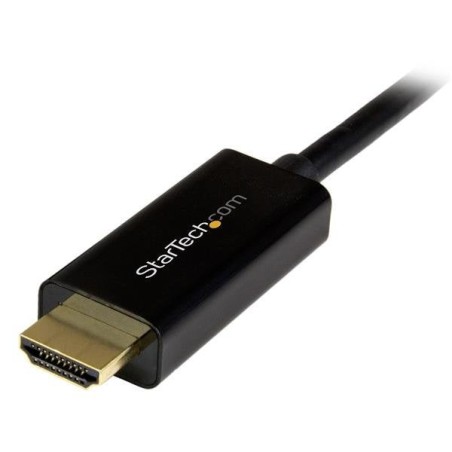 Startech cable displayport a hdmi 1m  ultra hd 4k negro   dp2hdmm1mb