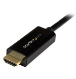 Startech cable displayport a hdmi 1m  ultra hd 4k negro   dp2hdmm1mb