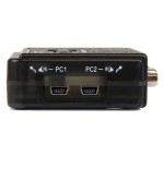 Startech conmutador kvm 2 puertos  usb - audio y videovga   sv211kusb
