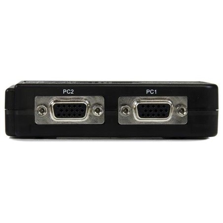 Startech conmutador kvm 2 puertos  usb - audio y videovga   sv211kusb