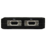 Startech conmutador kvm 2 puertos  usb - audio y videovga   sv211kusb