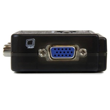 Startech conmutador kvm 2 puertos  usb - audio y videovga   sv211kusb