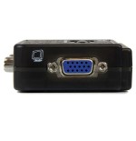 Startech conmutador kvm 2 puertos  usb - audio y videovga   sv211kusb