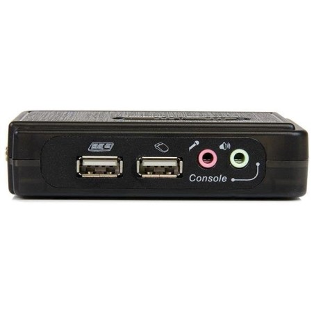 Startech conmutador kvm 2 puertos  usb - audio y videovga   sv211kusb