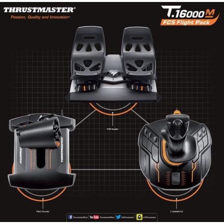 Thrustmaster joystick t16000m flight pack