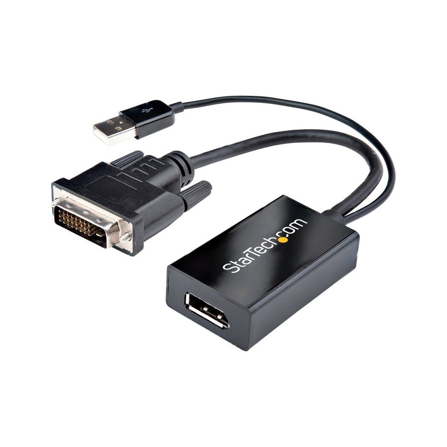Startech adaptador dvi a displayport alimentado por usb 1920x1200   dvi2dp2