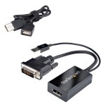 Startech adaptador dvi a displayport alimentado por usb 1920x1200   dvi2dp2