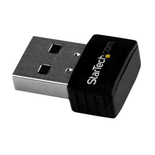 Startech adaptador de red wifi usb ac600  433 mbit/s  negro  usb433acd1x1