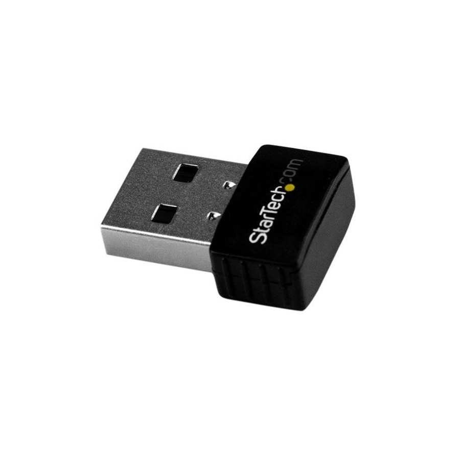 Startech adaptador de red wifi usb ac600  433 mbit/s  negro  usb433acd1x1