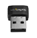 Startech adaptador de red wifi usb ac600  433 mbit/s  negro  usb433acd1x1