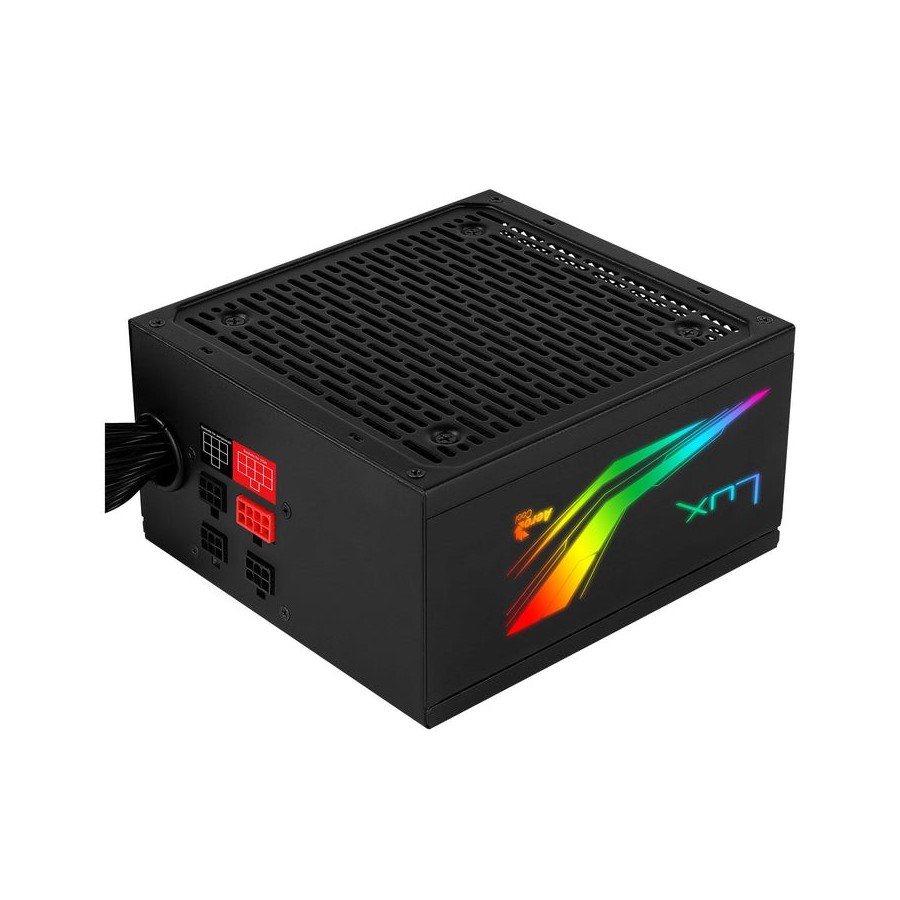 Fuente de alimentacion aerocool atx lux 550w rgb 80 plus bronze