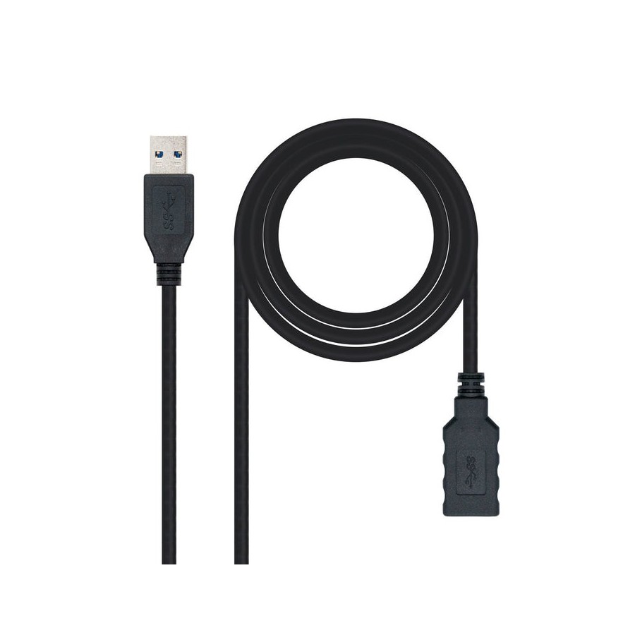 Nanocable cable usb-a 3.0 macho a usb-a hembra 3m