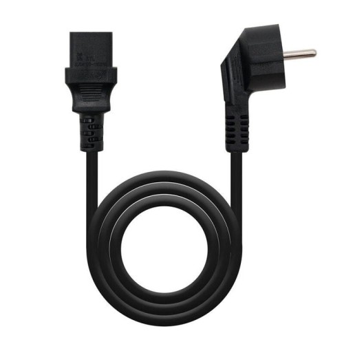 Nanocable cable de alimentacion cpu - shucko cee7 macho a c-13 hembra 10m - negro