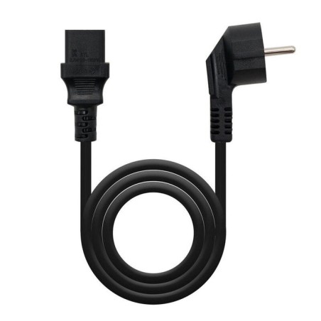 Nanocable cable de alimentacion cpu - shucko cee7 macho a c-13 hembra 10m - negro