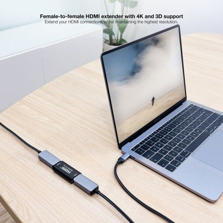 Adaptador nanocable 10.15.1201 hdmi hembra hdmi hembra