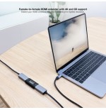 Adaptador nanocable 10.15.1201 hdmi hembra hdmi hembra