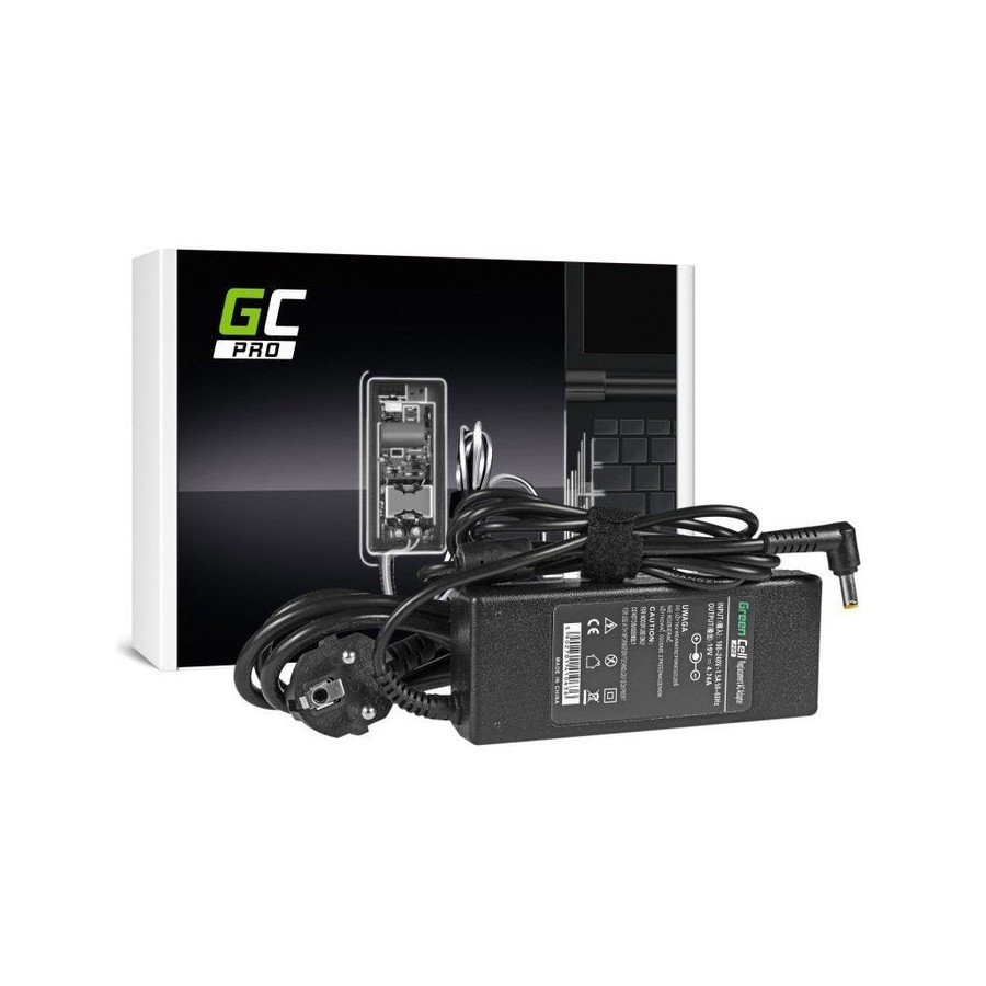 Cargador portatil acer/asus/toshiba 19v  4.74a  5.5x1.7mm greencell