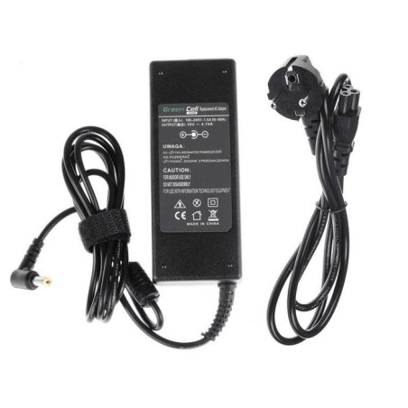 Cargador portatil acer/asus/toshiba 19v  4.74a  5.5x1.7mm greencell