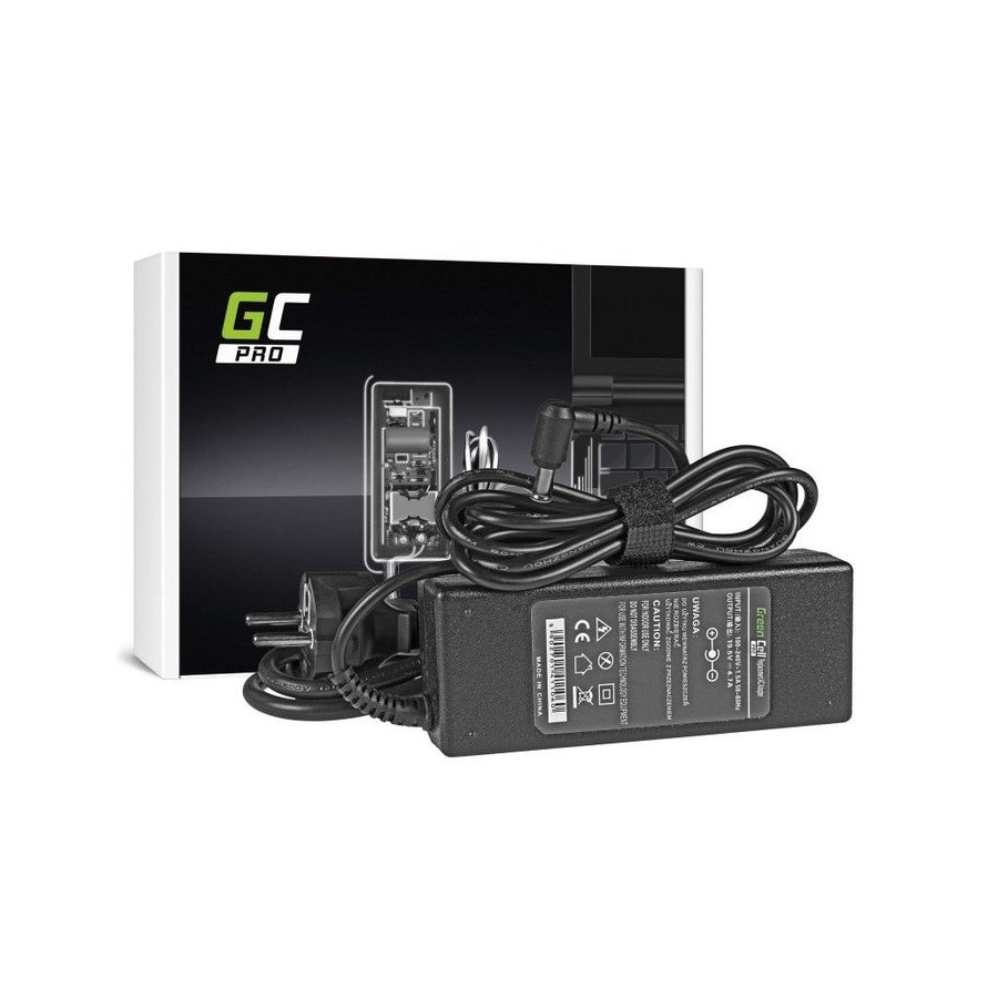 Cargador portatil sony 19.5v 4.7a 6.5x4.4mm greencell
