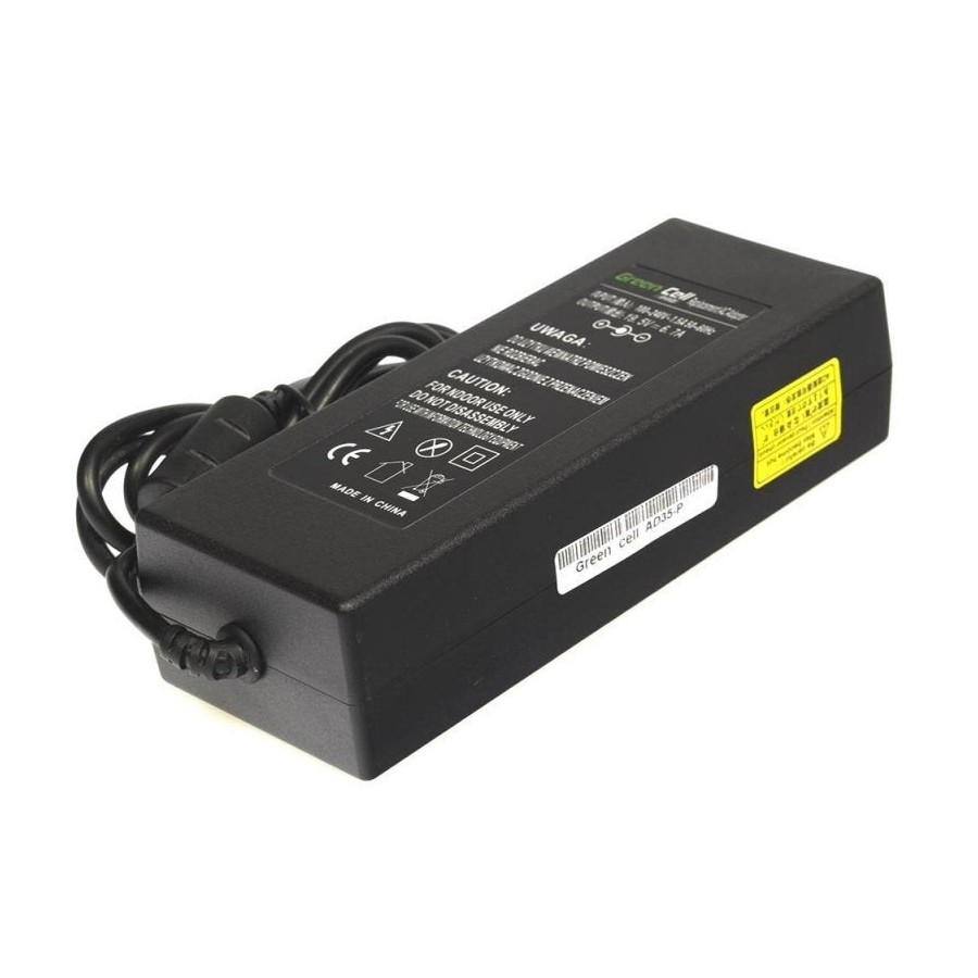 Cargador green cell pro para dell 130w / 19.5v 6.7a / 7.4mm-5.0mm