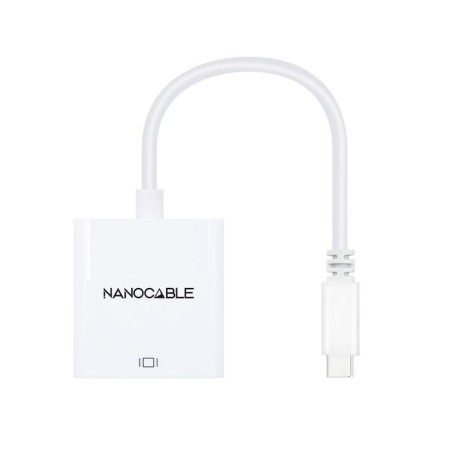 Nanocable conversor usb-c a hdmi 4k - 15 cm - blanco