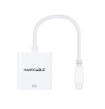 Nanocable conversor usb-c a hdmi 4k - 15 cm - blanco
