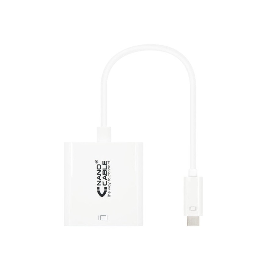 Conversor usb-c a dvi-d, 15 cm