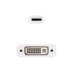 Conversor usb-c a dvi-d, 15 cm