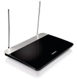 Antena tdt interior panasonic hdtv / uhf / vhf ultraplana filtro 4g