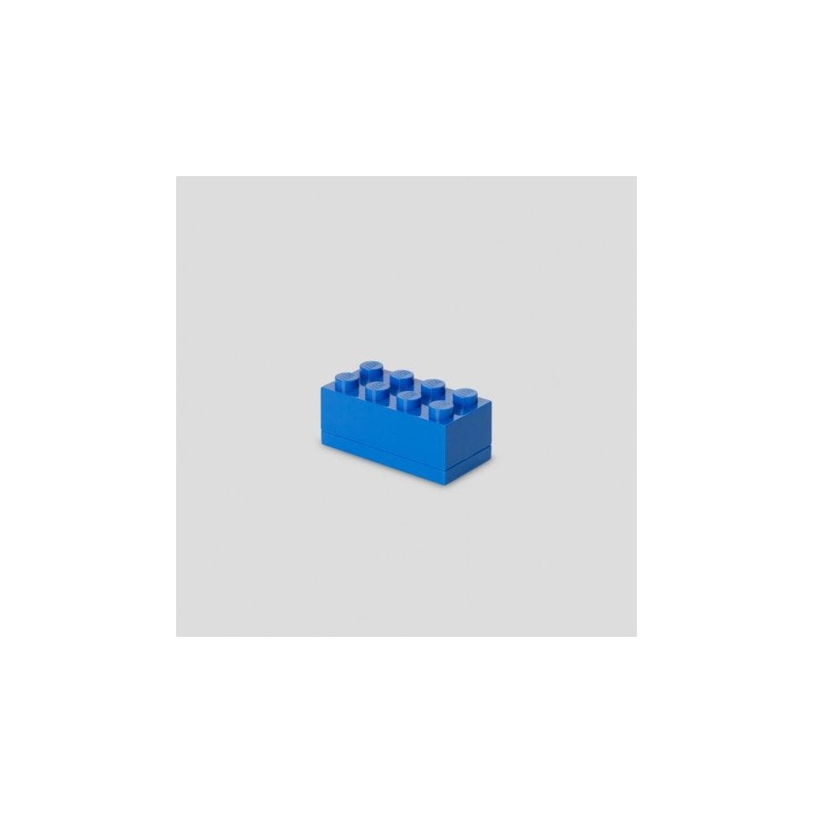 Room copenhagen lego mini box 8 verde, fiambrera azul