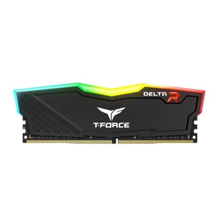 Memoria ram teamgroup delta rgb ddr4 16gb (2x8gb) 3200mhz cl16 1.35v black