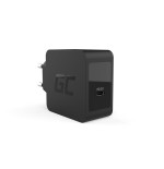 Cargador de red stool greencell qc type c sin cable 18w negro