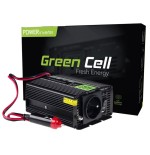 Inversor de voltaje para automóvil green cell ® 12v a 230v, 150w / 300w