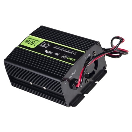 Inversor de voltaje para automóvil green cell ® 12v a 230v, 150w / 300w