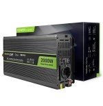 Inversor de voltaje para automóvil green cell ® 12v a 220v, 2000w / 4000w