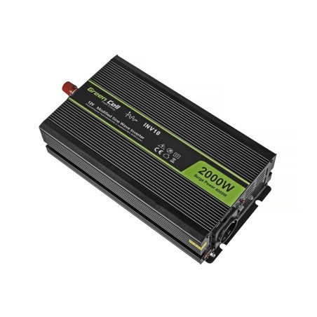 Inversor de voltaje para automóvil green cell ® 12v a 220v, 2000w / 4000w