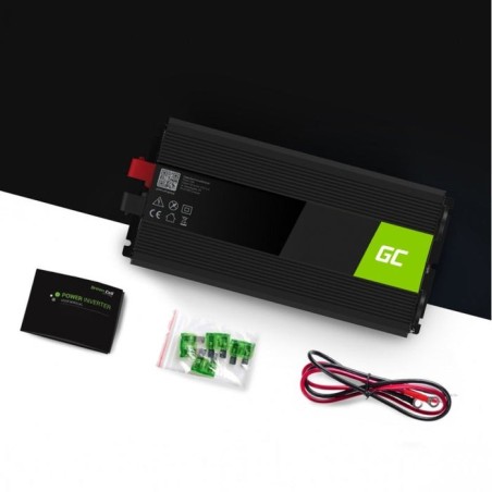 Inversor de voltaje para automóvil green cell ® 12v a 220v, 3000w / 6000w